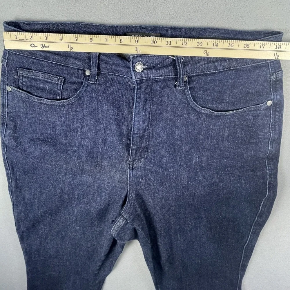Judy Blue Jeans Womens 18W Dark Wash Skinny Fit JB88703 DK High Rise Stretch - Picture 5 of 10